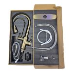 2 in 1 Kitchen Faucet Kit-Brushed Gold - Image 3